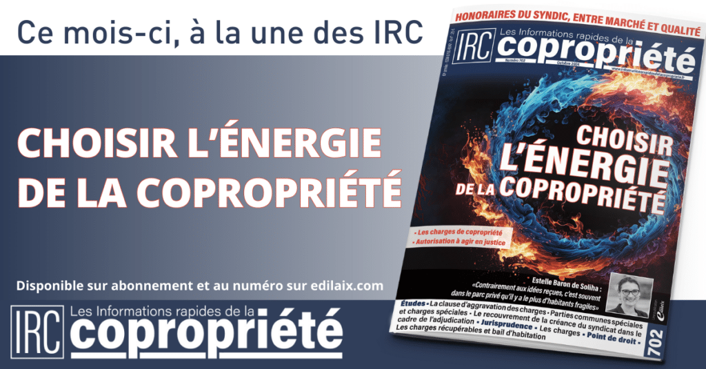 informations rapides de la copropriété