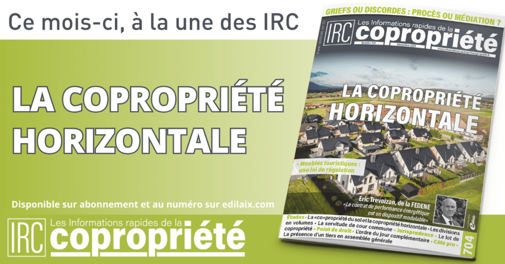 informations rapides de la copropriété